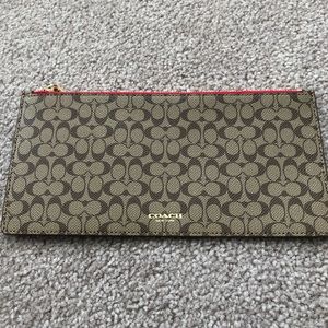 Coach slim envelope 9.75”L x 4.5”H